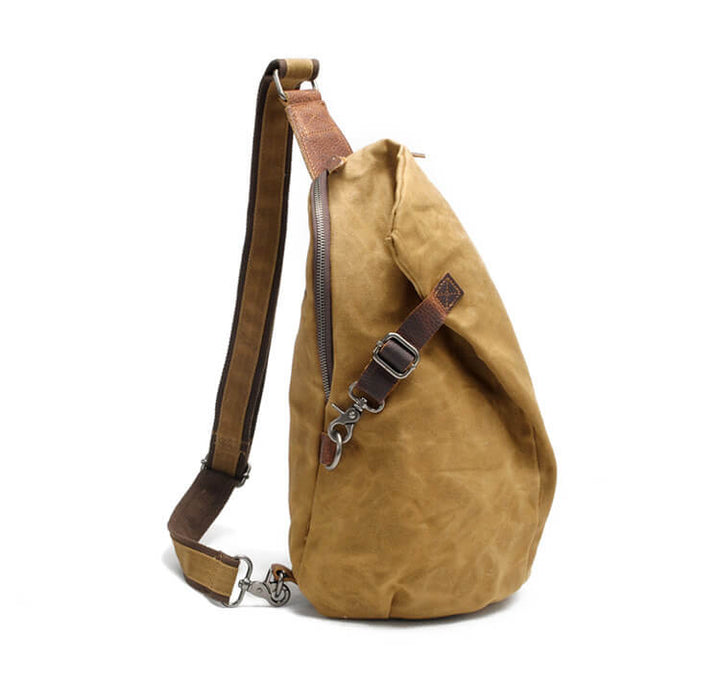 Vanntett lerrets crossover bag med tyverisikre lommer – MultiWear | Luvikno