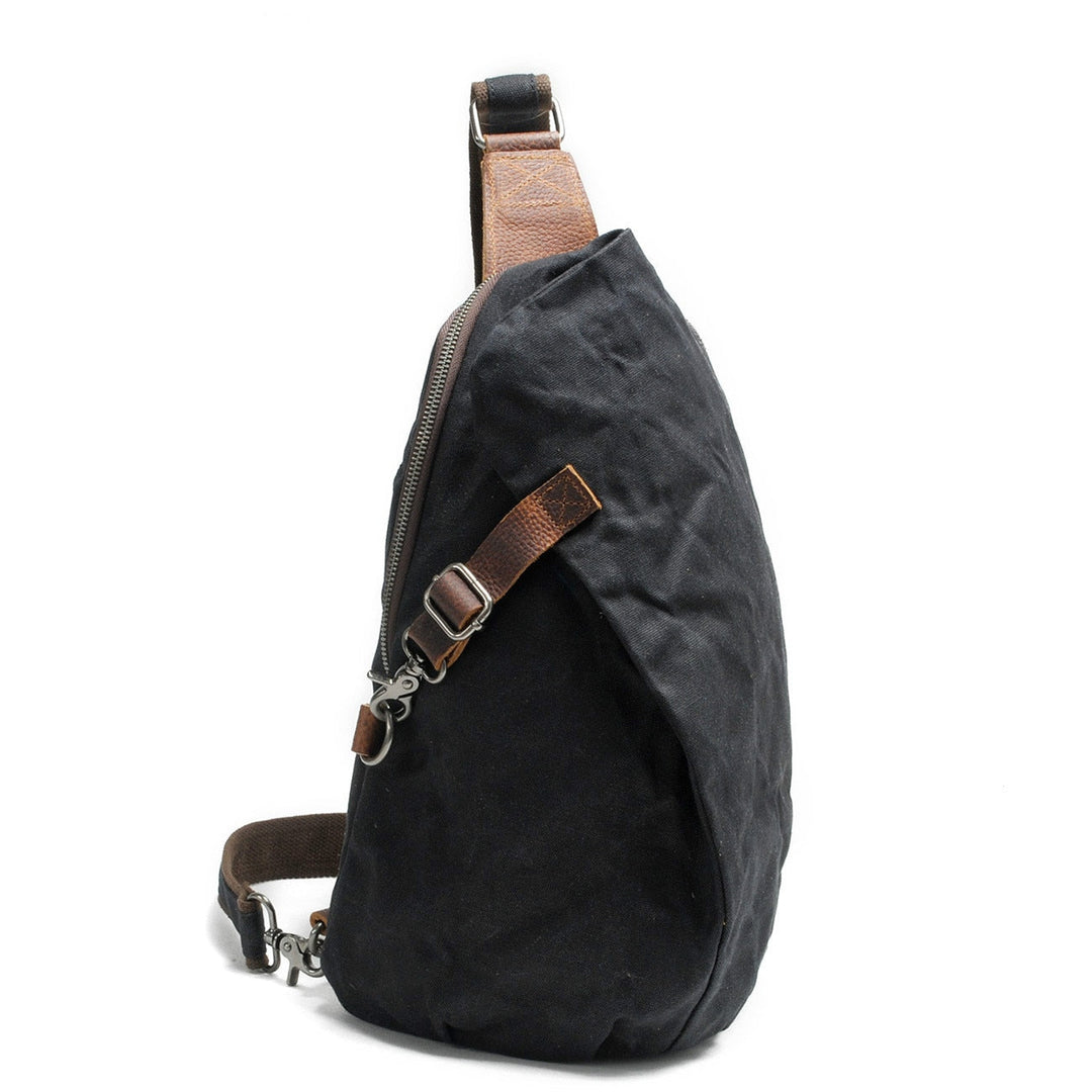 Vanntett lerrets crossover bag med tyverisikre lommer – MultiWear | Luvikno