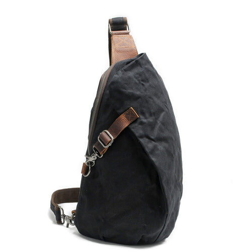 Vanntett lerrets crossover bag med tyverisikre lommer – MultiWear | Luvikno
