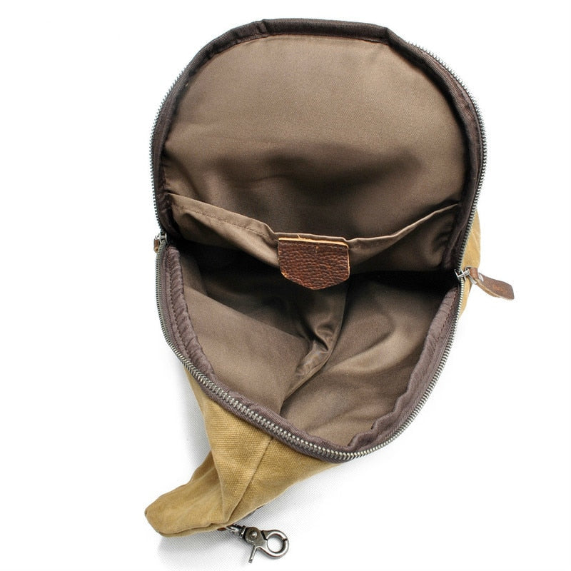 Vanntett lerrets crossover bag med tyverisikre lommer – MultiWear | Luvikno