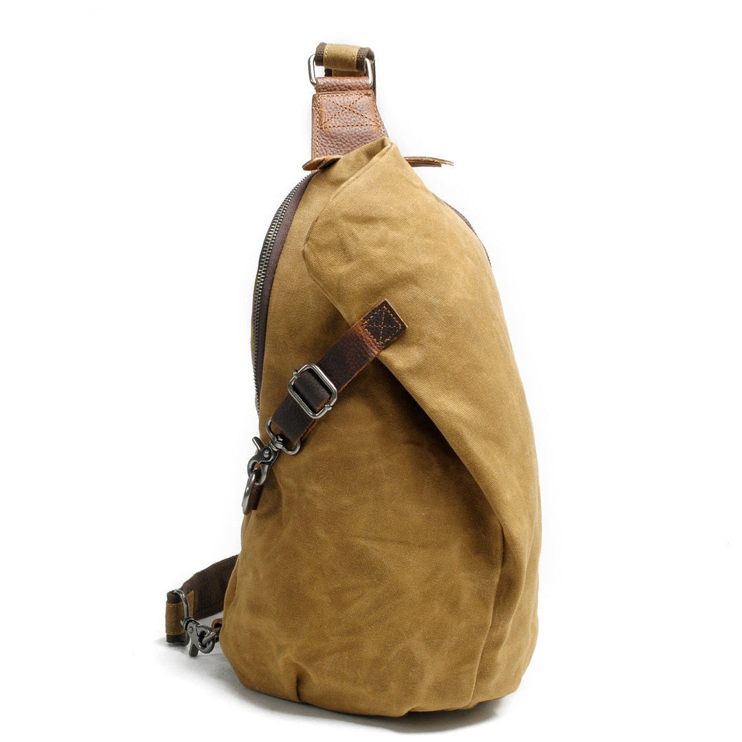 Vanntett lerrets crossover bag med tyverisikre lommer – MultiWear | Luvikno
