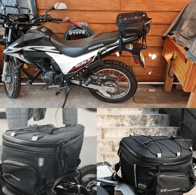 Vanntett motorsykkelutstyr bag med flere rom | Luvikno