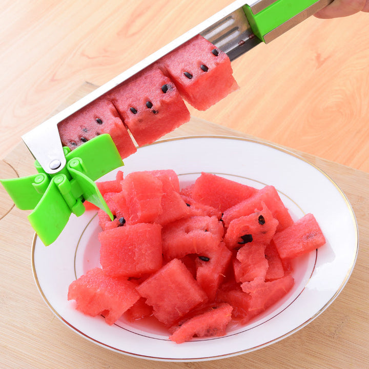 Vannmelon Cutter Rustfritt Stål Vindmølle Design Kutte Kjøkken Gadgets | Luvikno