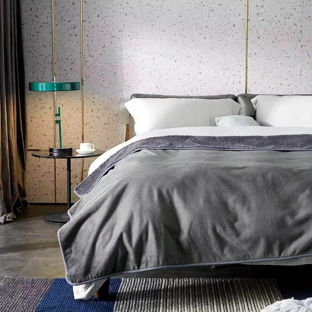 Vanntett Fleece Teppe Sofa Beskyttende Kast Luvikno