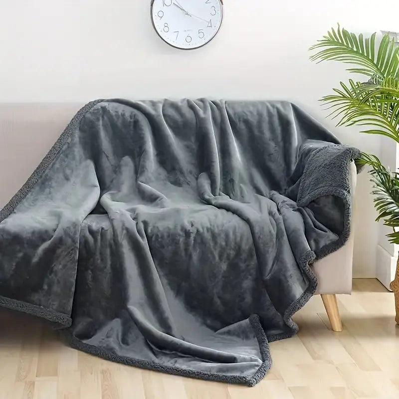 Vanntett Fleece Teppe Sofa Beskyttende Kast Luvikno