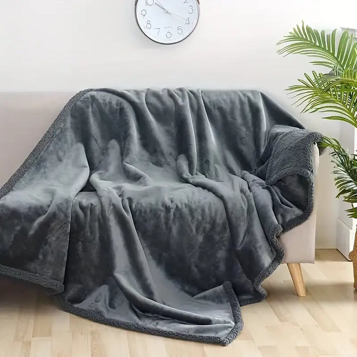 Vanntett Fleece Teppe Sofa Beskyttende Kast Luvikno