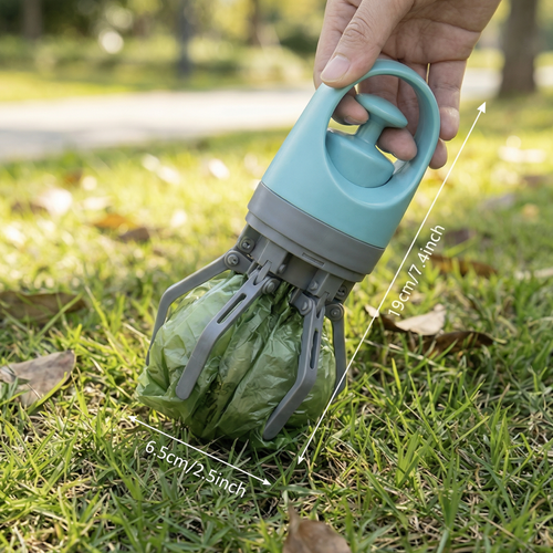 Dog Poop Scooper med poser – Portabel utendørs rengjøringssett Luvikno