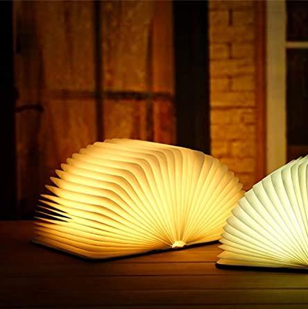 Bordlampe LED Foldbar Boklys Tre Luvikno