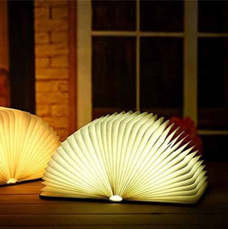 Bordlampe LED Foldbar Boklys Tre Luvikno