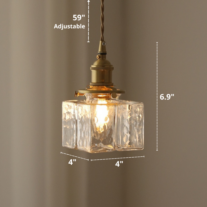Whitley - Vintage Glass Hanging Lamps | Luvikno
