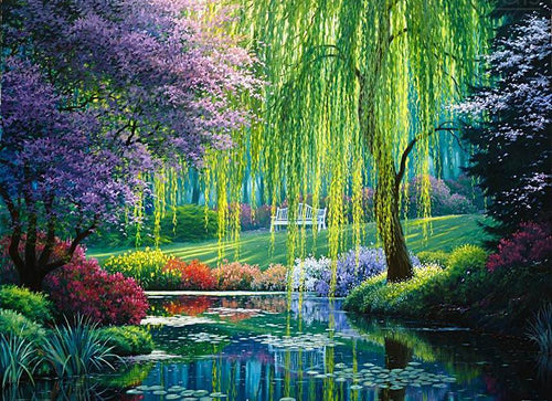 Willow Tree Garden - GemPaint Set | Luvikno