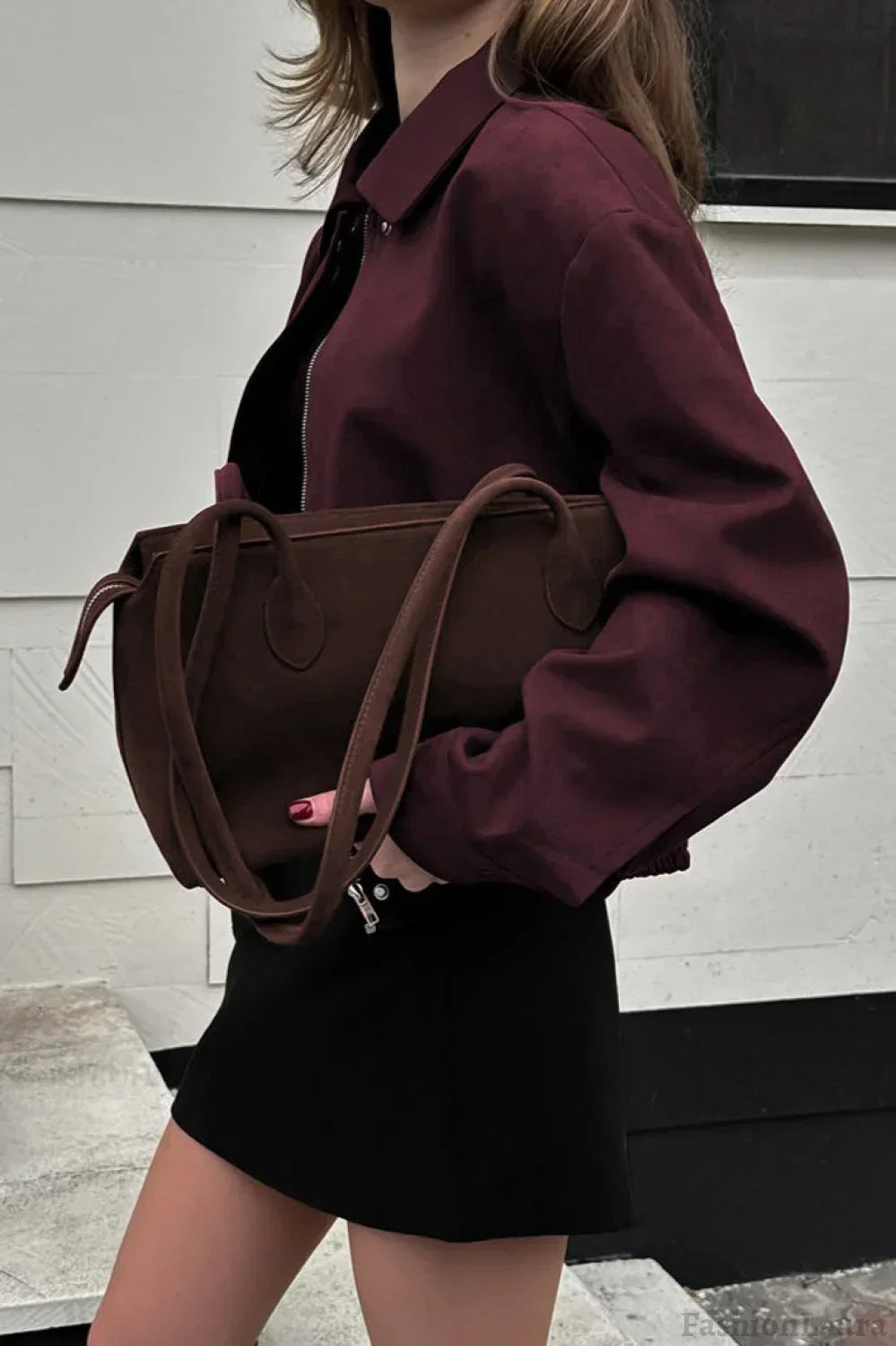 Luvik | Rød Nubuck Utility-jakke