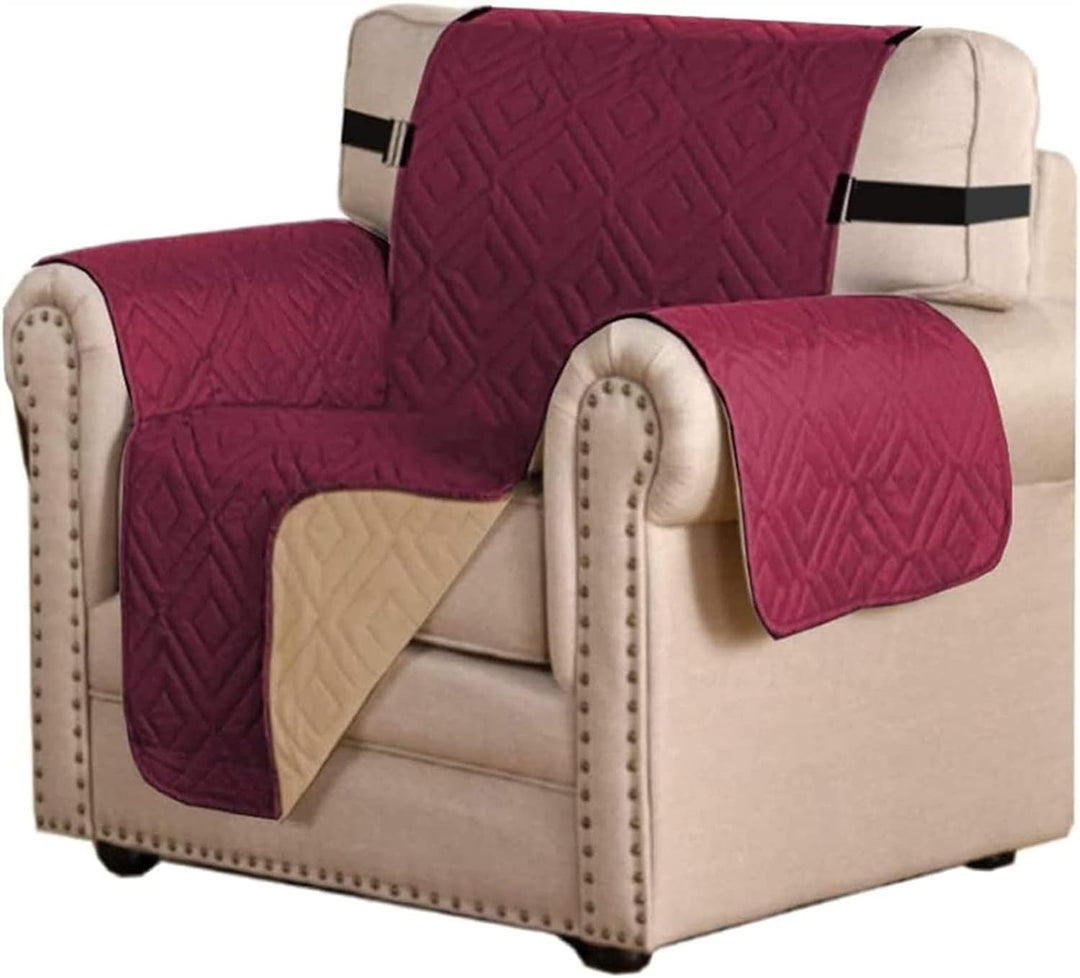 Quilted Sofa Cover Pet Protector Throw Waterproof Sofa Slip Covers 1/2/3 Settee Luvikno