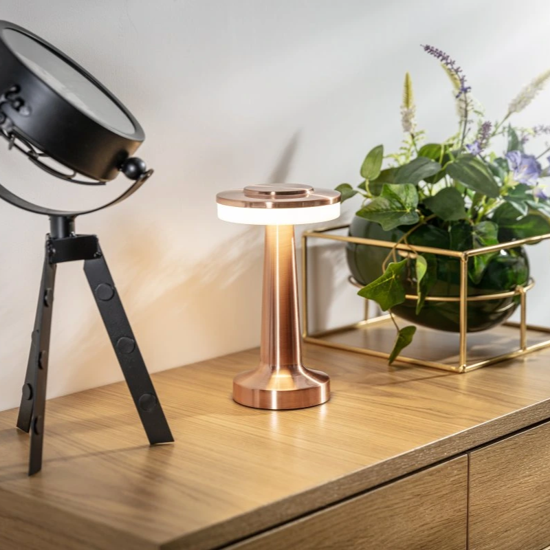 Luvikno | Trådlampe Retro Bordlampe - LumiBar