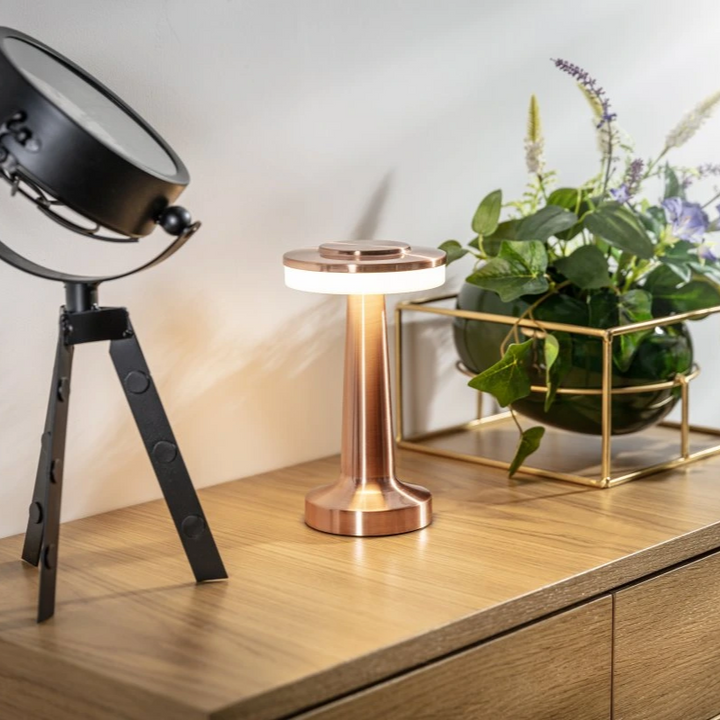 Luvikno | Trådlampe Retro Bordlampe - LumiBar