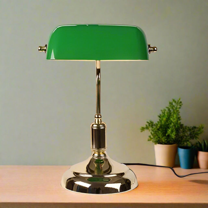 LuxeLume - Elegant Glass Table Lamp For Timeless Lighting | Luvikno