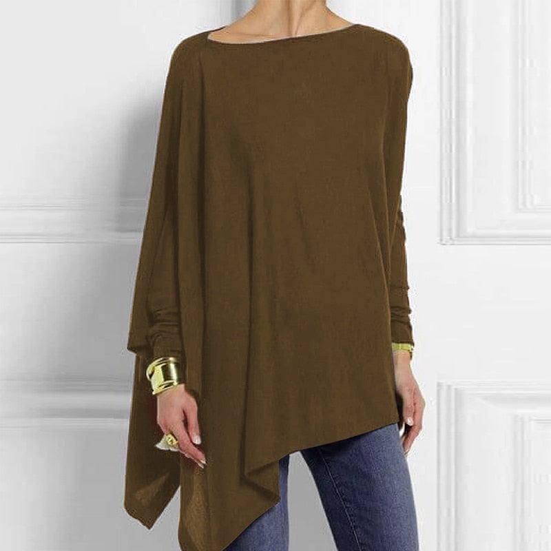 Rückendesign eines gemütlichen und stylischen grünen Pullovers