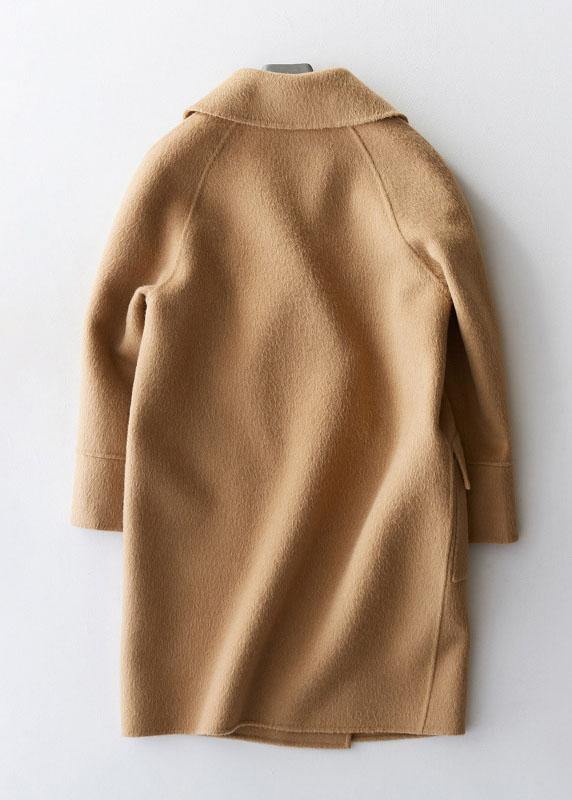 Luvik | Vinterjakker med store lommer Luvik | Beige ulljakke
