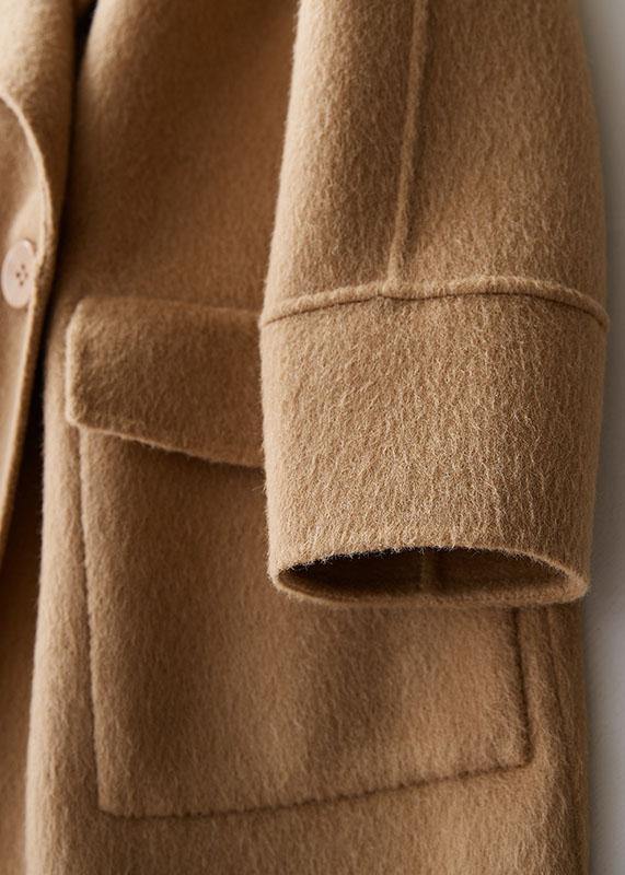 Luvik | Vinterjakker med store lommer Luvik | Beige ulljakke