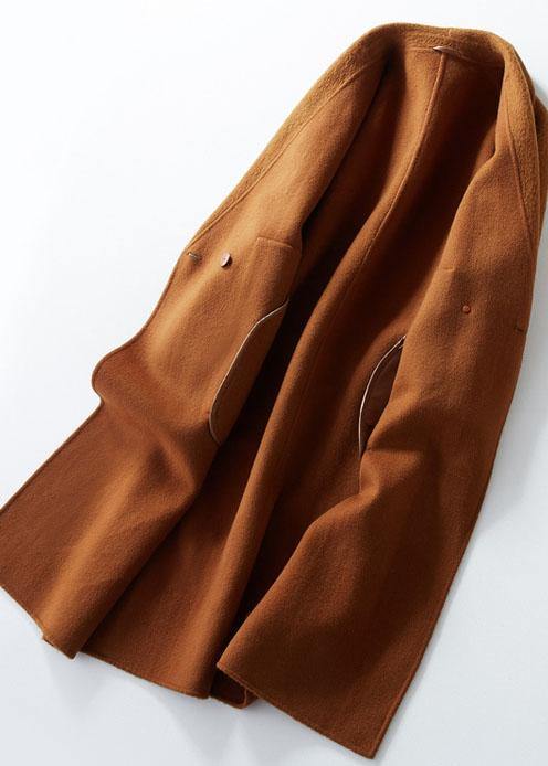 Luvik | pitkät rento takit taskut ruskeat takit vaellustakki