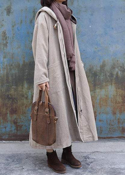 Luvik | nude muoti suuri koko talv mantelilla vetoketjulla huppari talvimantelit