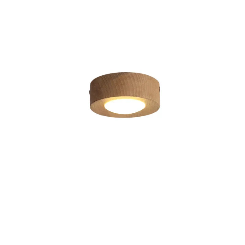 Luvikno | WoodenGlow - Valnøtt Taklampe med LED Spotlight