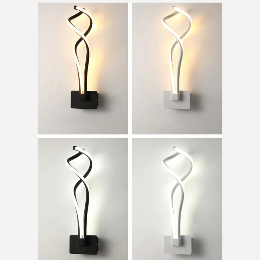 ÉclatHarmonieux – Elegant Vegglampe for en Avslappende Atmosfære Luvikno