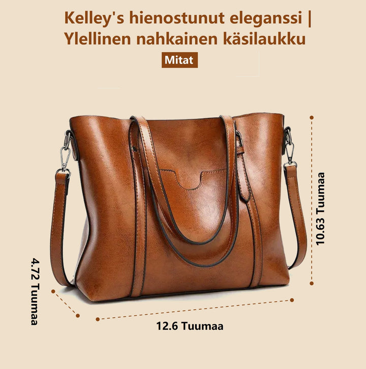 Luvik | hienostunut eleganssi Ylellinen nahkainen käsilaukku