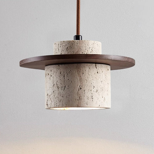 Luvikno | EarthLuxe krystallampe - Luksuriøs travertin design krystallampe