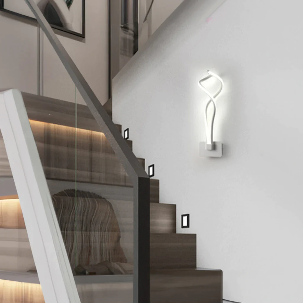 ÉclatHarmonieux – Elegant Vegglampe for en Avslappende Atmosfære Luvikno