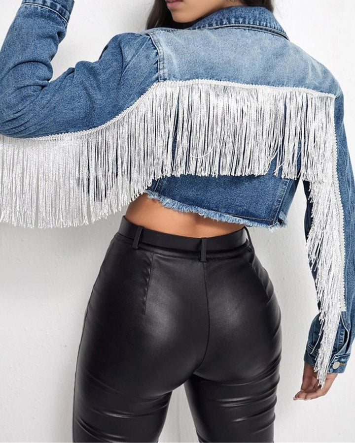 Luvik | Hullete denimjakke