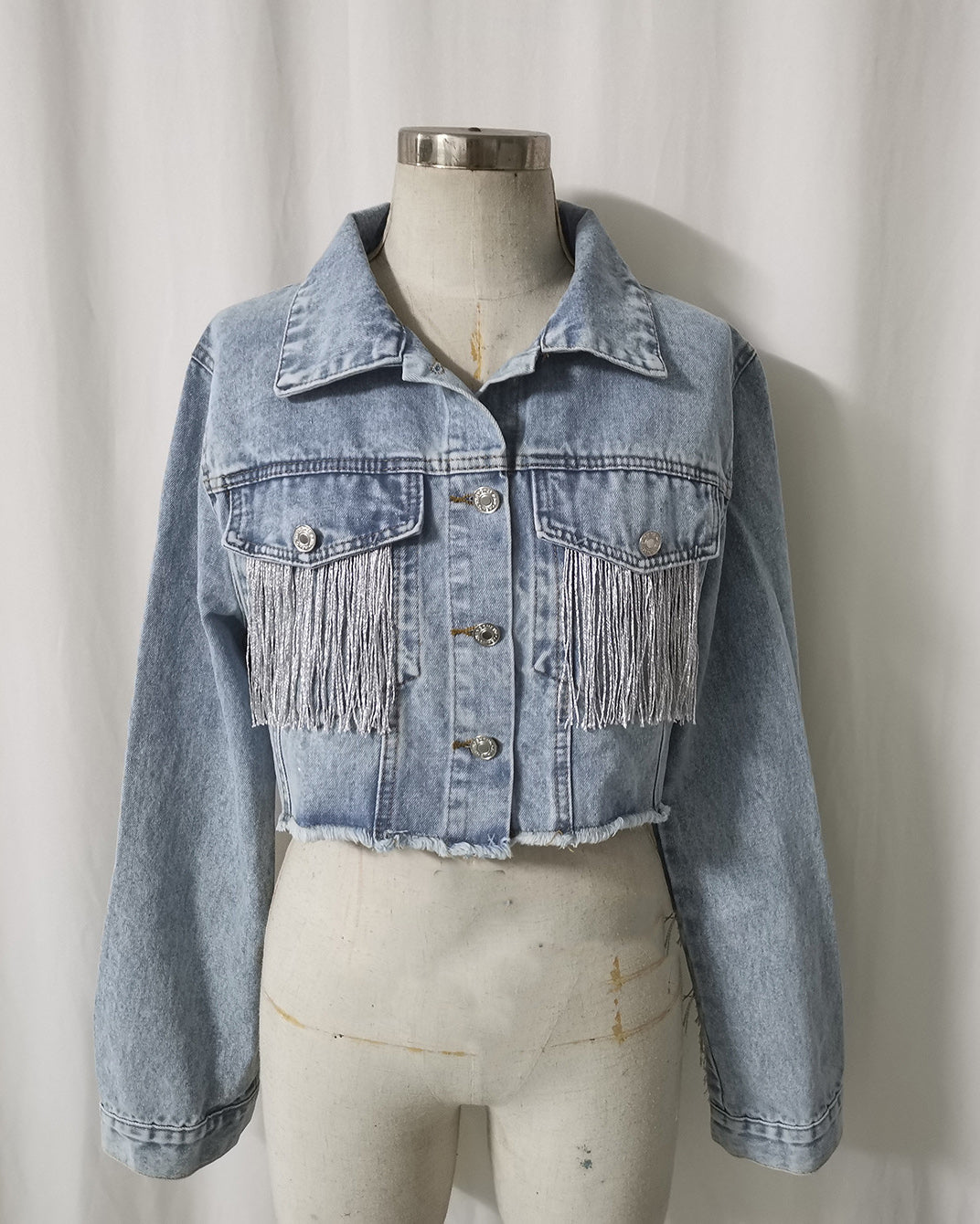 Luvik | Hullete denimjakke