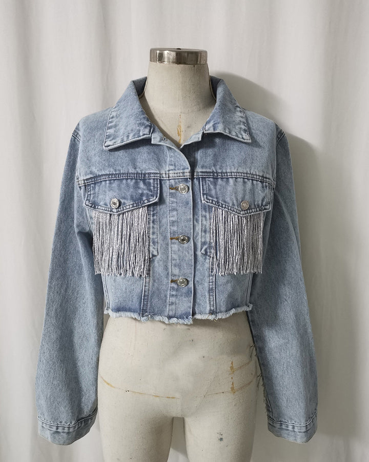 Luvik | Hullete denimjakke