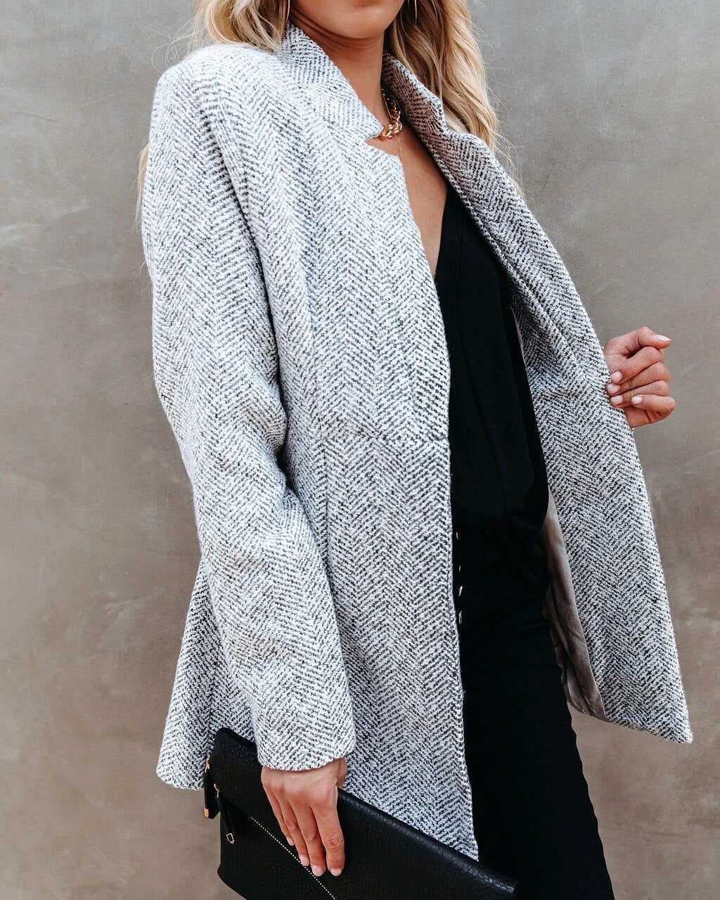 Luvik - Tyylikäs tweed-takki siirtymäkauteen